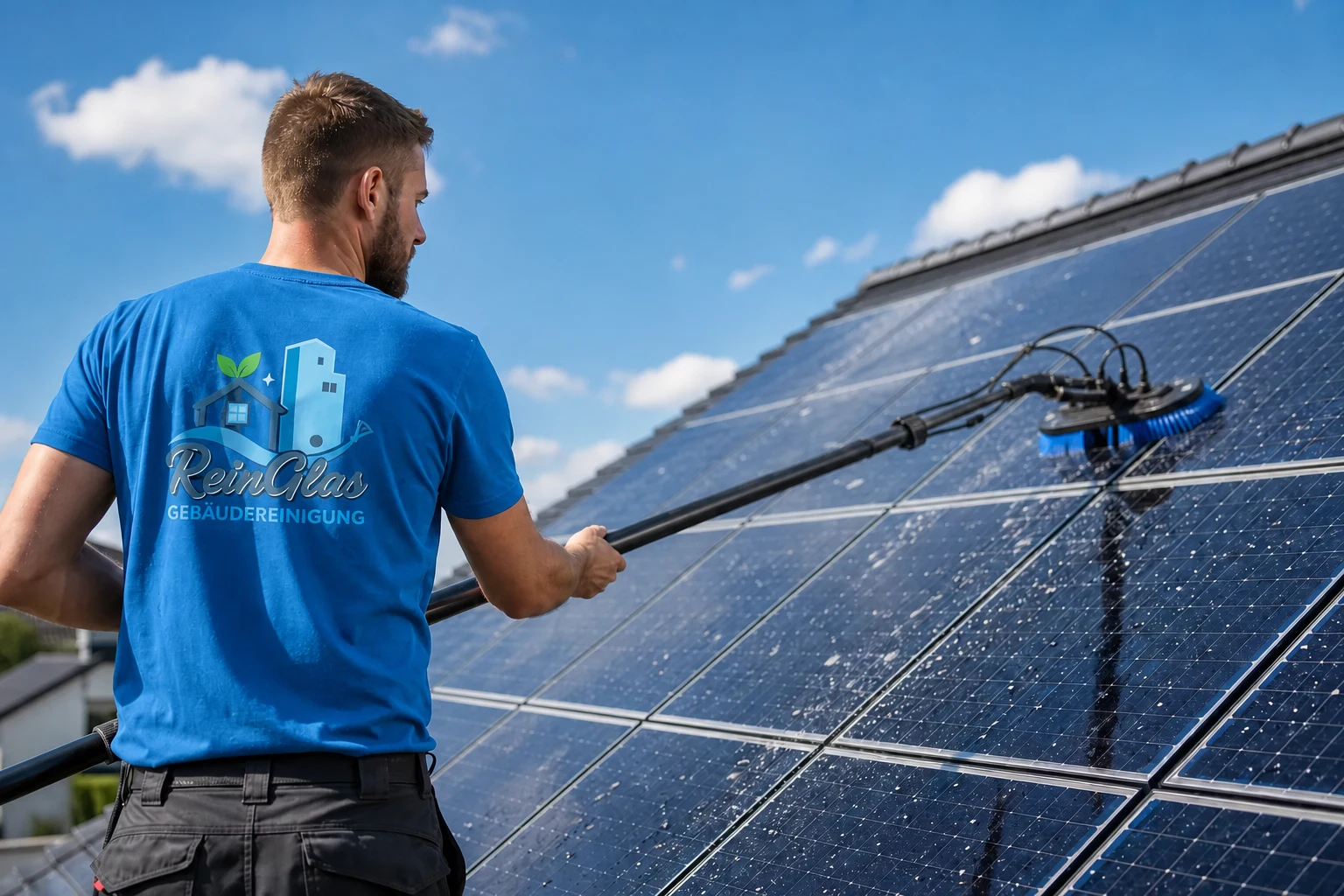 Solarplatten Reinigung